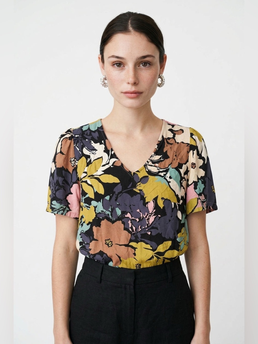 Culture v neck blouse
